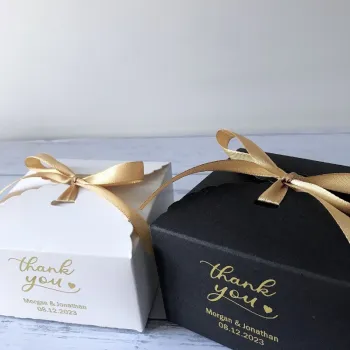 Vintage Wedding Favor Boxes