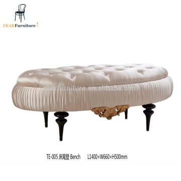 Luxury bedroom furniture indoor furniture bed room furniture wood bed bench