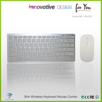 Top sales high-end deluxe rii mini wireless keyboard with integrated mouse KM-801