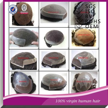 Quality indian hair system for men