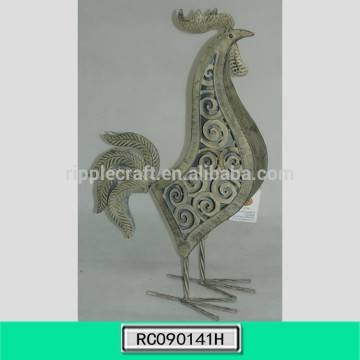 2014New Launch Metal Cock Garden Figurine Wholesale