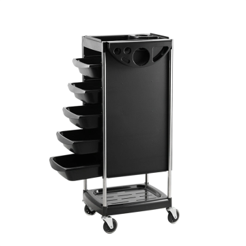 Customizable Modern Plastic Salon Trolleys: Stylish Furniture Solutions for Beauty Salons, Schools, and Malls in China