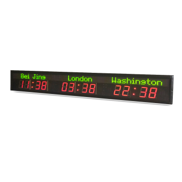 Zhong Xiaoxiao Brand Orologio digitale Multi-Zone GPS con display LED
