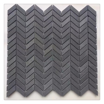 Fishbone Granite Mosaic Dark Grey Granite at Competitive Prices