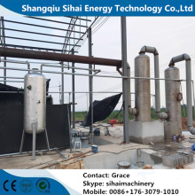 Sihai Waste Tire Recycling to Fuel oil