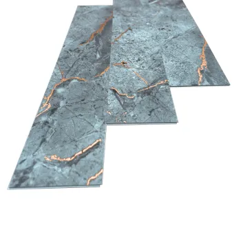 Anti-Slip SPC Vinyl Flooring Tile Pattern PVC Plastic Click Lock WPC 4mm Thickness Wear Layer