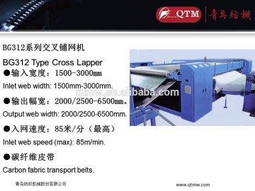 Needle punching nonwoven line