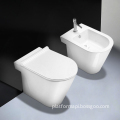 European Style High-Quality Bathroom Suites: Toilet, Bidet, and Ceramic Floor-Mounted Sets