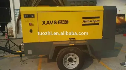 Atlas Copco 500cfm 14bar XAVS236C air compressor for construction