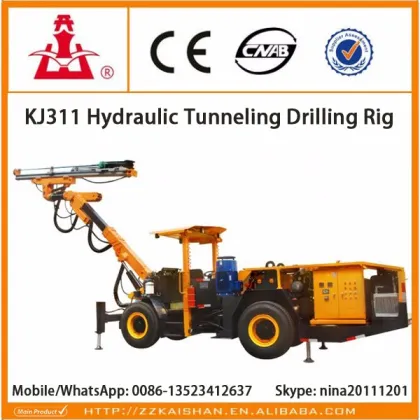 KJ311 Hydraulic Tunneling Drilling Rig Underground Anchor Drilling Rig