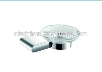 South America elegant stylish bathroom accessories wall fitting chrome plating solid brass soap dish