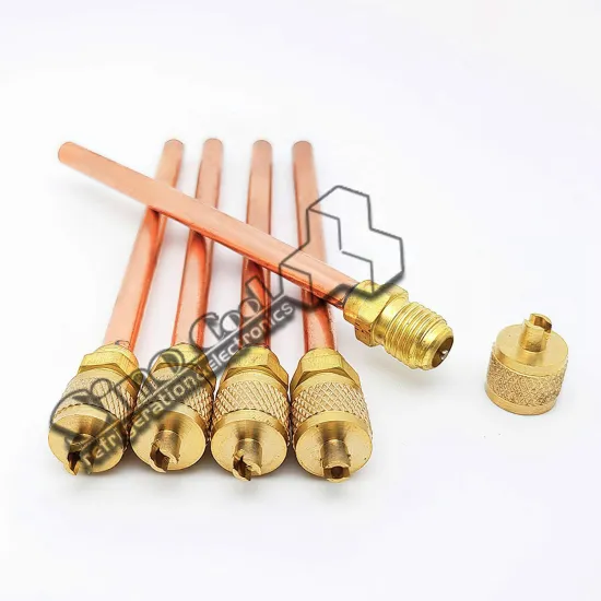 1/4 Copper Access Valve Pin Valve for Refrigeration