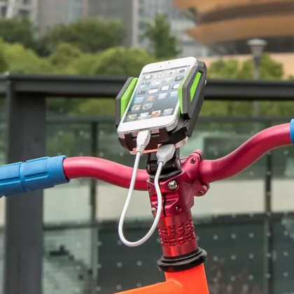 Mobile power bank/mobile power supply for Smart Phone Bicycle / Motorcycle Bike Mount Holder Universal