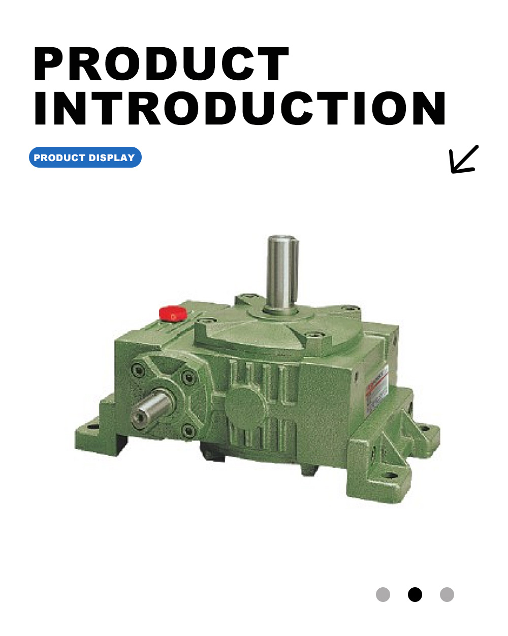 WPWO Worm Gear Speed Reducer X
