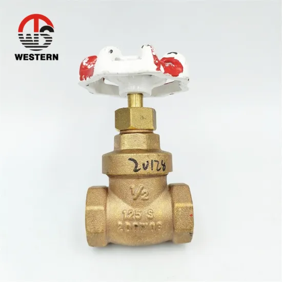 1/4 - 1/2 2 4 3 inch 75mm 125S 200 WOG pn16 female bronze painted manual type  water supply valved brass gate valve