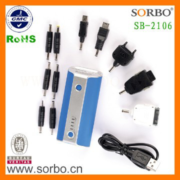 Mobile phones Emergency Battery Charger Outdoor 4400mAh