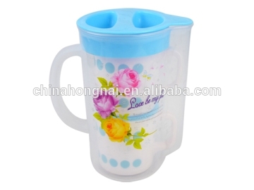 2016 plastic food safe pitcher with handle
