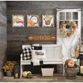 Pumpkin Farmhouse Canvas Wall Art