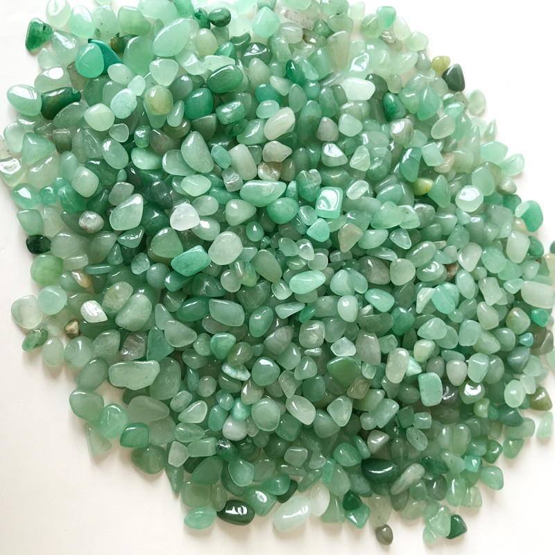 100g 4Sizes Natural aventurine quartz Raw Ore Crushed Quartz Gravel Crystal Stone Aquarium Planting Pot DIY Crafts Home Decor