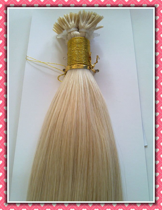 High Quality 100% Human Hair Pre-Bonded Hair Extension I-Tip 20