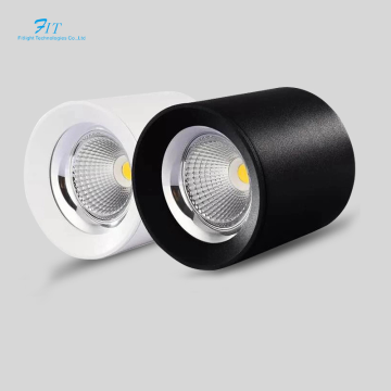 COB LED 5W Surface Mounted Downlights - Adjustable, CE, LVD, EMC, RoHS Certified