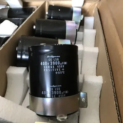 LARGE CAN ELECTROLYTIC CAPACITOR 400LSQ3900MNB77X101 LSQ 400V3900UF ALUMINUM ELECTROLYTIC CAPACITORS SCREW TERMINAL RUBYCON