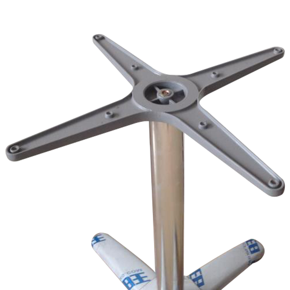 Bases de mesa de extremidade única de 4 pés base de mesa de metal para mesa externa