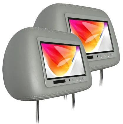 Lg Tft Panel 7" Automobile Headrest Monitor Dvd Players With Pillow S-hp702