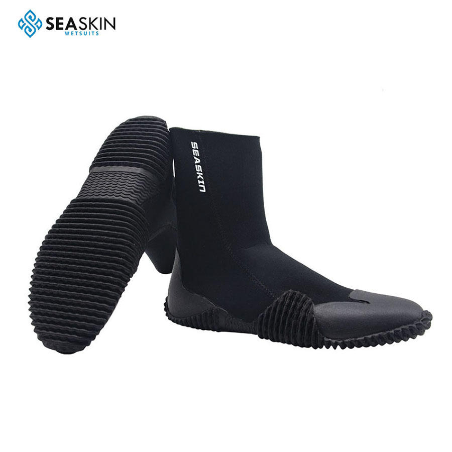 Botas de neoprene de 5 mm Seaskin sapatos de mergulho
