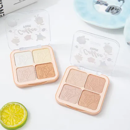 Vegan Glow Face Cosmetics Highlighter Palette