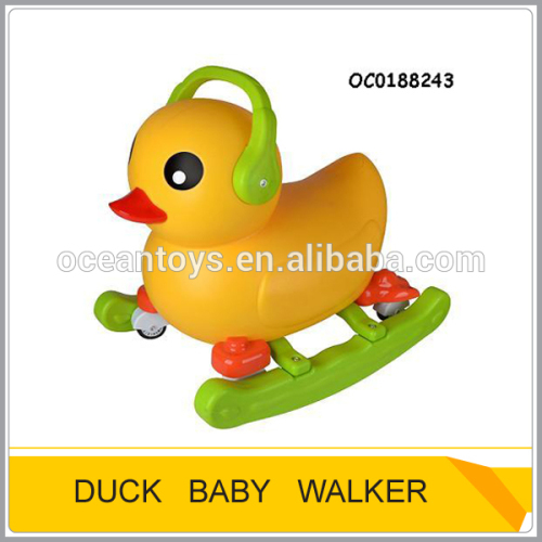 Newest duck design ride on car toy baby walker wholesale OC0188243