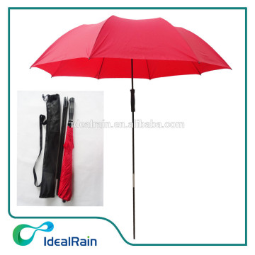 2 section manual open sunshade and windbeater fishing umrbella