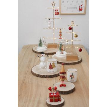 Christmas Decoration Christmas Decor Glass Display Snowman Dome LED Lights Supplier