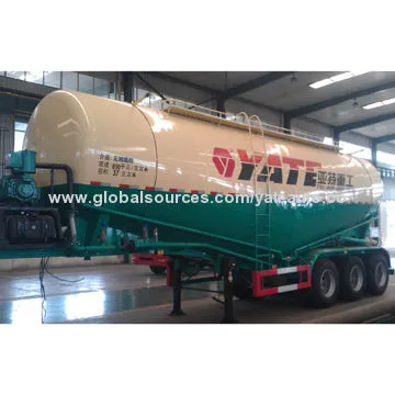 Bulk Cement Trailer with Diesel Engine Group
