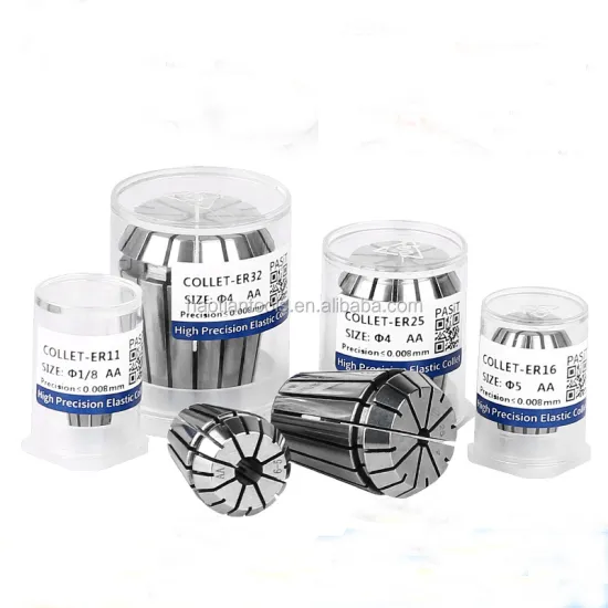 ER Series Collet Chuck Set: DIN 6499B Standards for Sizes ER16, ER25, ER20, ER32, ER40, ER50