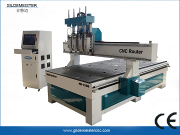 4 Heads CNC Router Machine