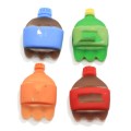 Wholesale Colorful Flatback Drink Bottle Resin Decoration Keyring Diy Art Deco Jewelry Making Parts