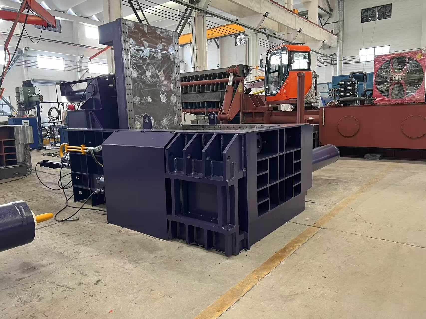 Easy Operation High Effciency Metal Baler For Aluminum