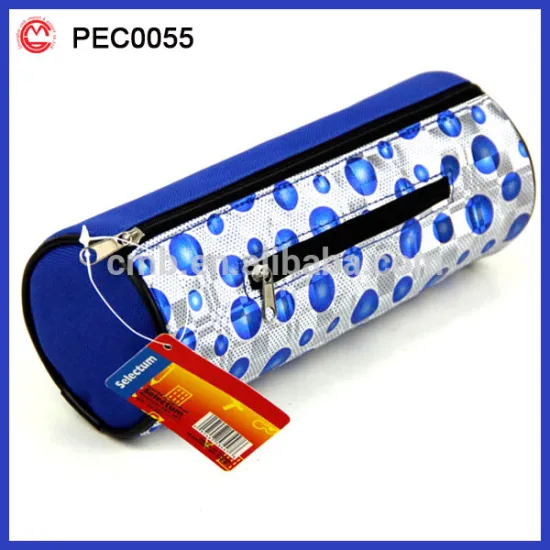 new design three zipper plastic cute pencil case for kids