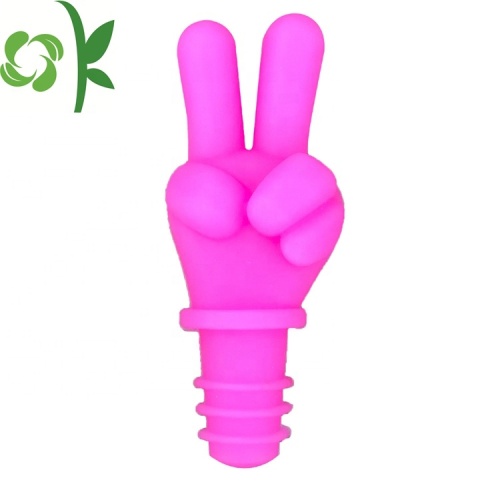 Nút chai rượu hình ngón tay silicone chất lượng cao