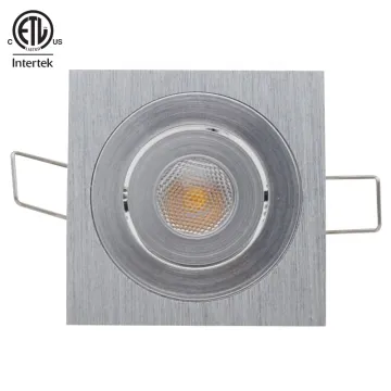 12V 24V DC 3W Dimmable Recessed Square LED Downlight ETL