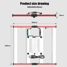 Venda quente Dimmable 240w LED planta crescer luz