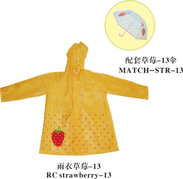 Strawberry Raincoat