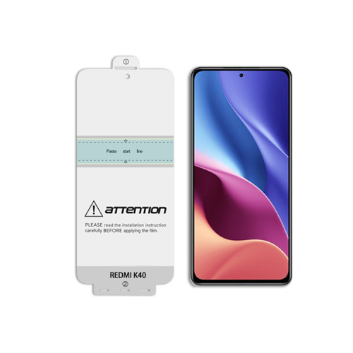 Xiaomi Redmi k40 Rainproof Mobile Hydrogel Screen Protector