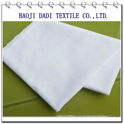 Hot sale tc white pocket fabrics textiles
