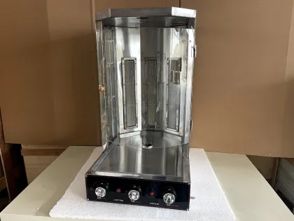 Gas Donner Kebab Shawarma Combined Grill Machine with Independent Temperature Control