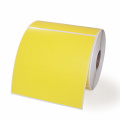Premium yellow address shipping label 100x150 sticker