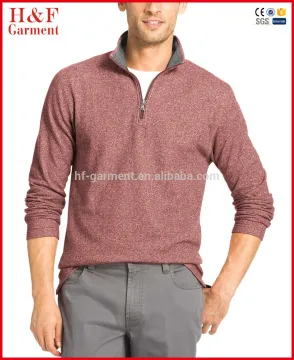 Fleece fabric cheap long sleeve 1 4 zip fleece pullover for man