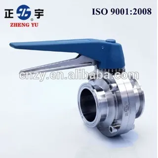 Clamp end Butterfly Valve