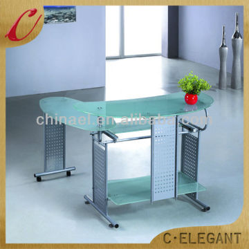 Glass Reception Computer Table CM612